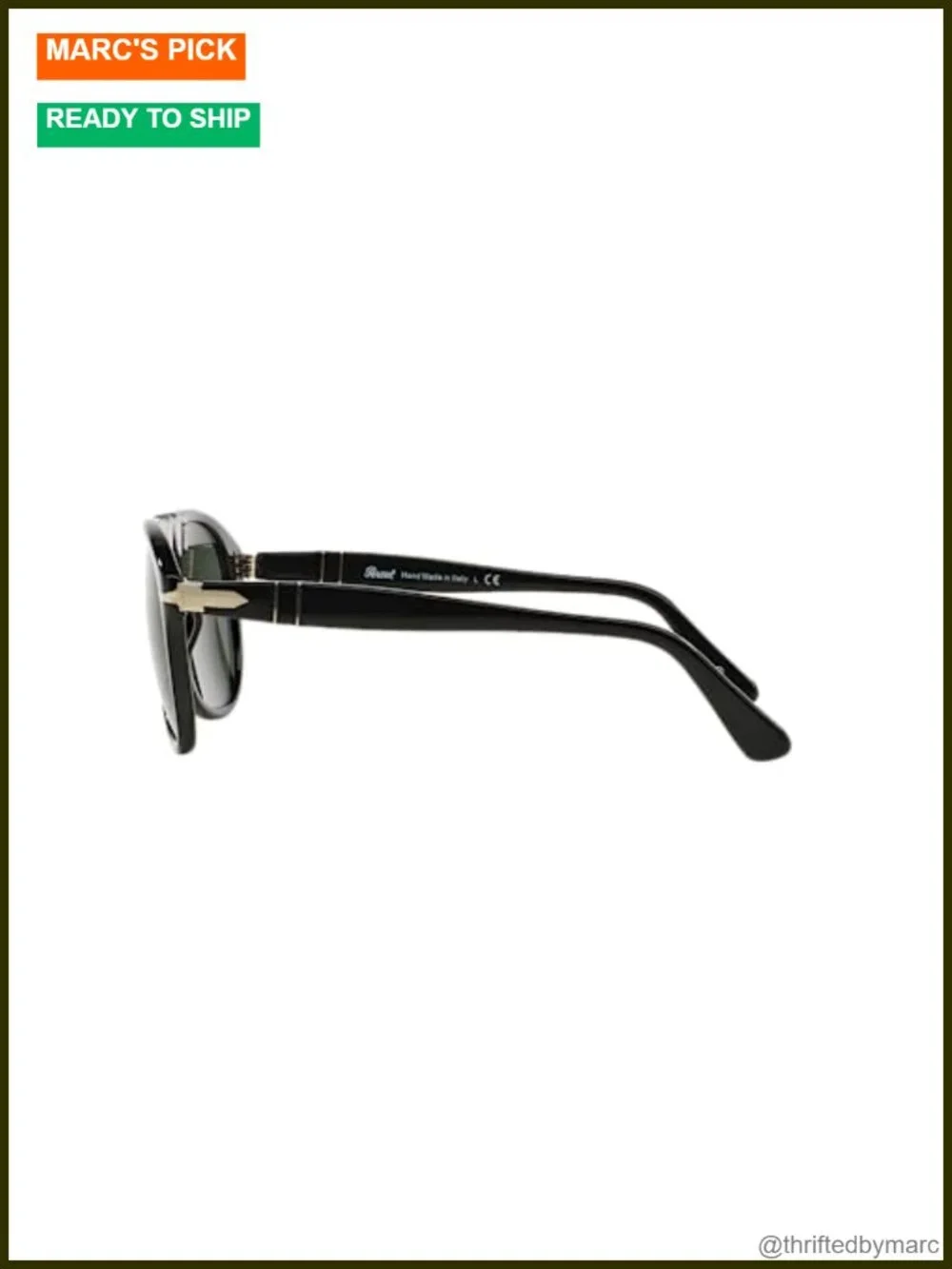 Aviator Sunglasses Keyhole Bridge Green Lenses UV Protection